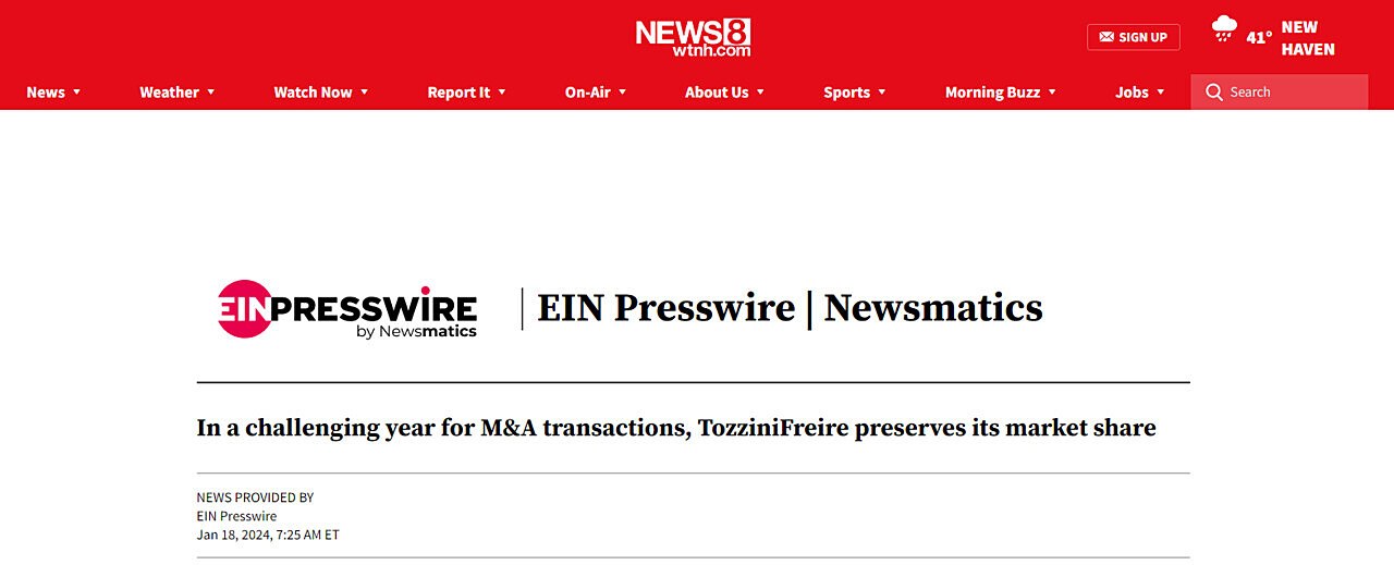 In a challenging year for M&A transactions, TozziniFreire preserves its market share